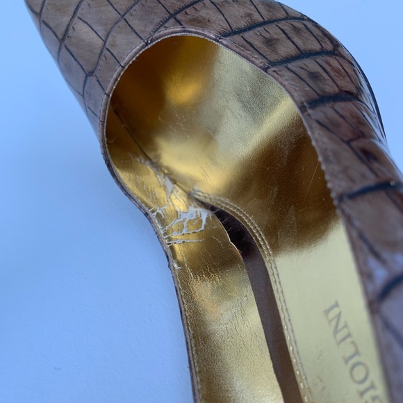 Enzo Angiolini Natia snake skin heels - Picture 9 of 10